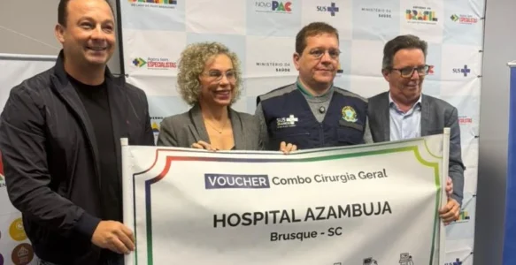 Hospital Azambuja recebe combo cirúrgico do Governo Federal para ampliar cirurgias pelo SUS em Brusque